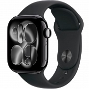 Умные часы Apple Watch Series 11 42mm Jet Black Aluminum Case with Sport Band Black